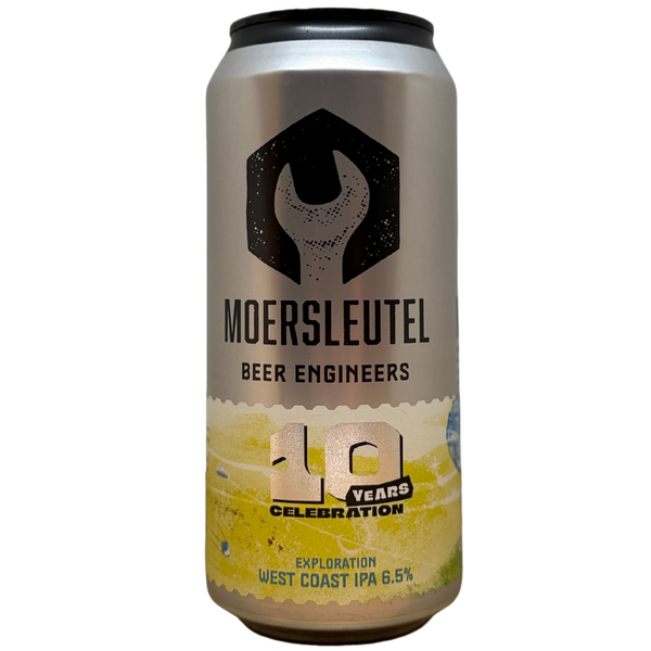 Moersleutel - 10 Years: Exploration – West Coast IPA van Moersleutel, blik 44 cl
