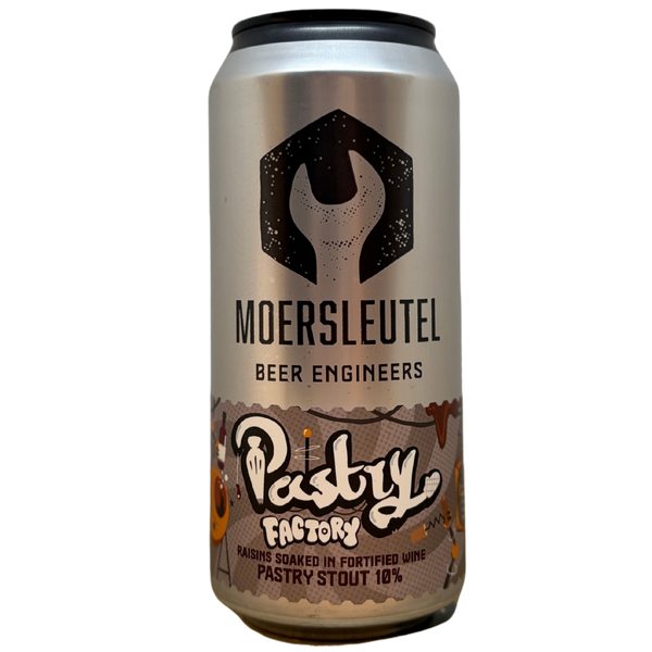 Moersleutel - Pastry Factory: Raisins Soaked In Fortified Wine – stout van Moersleutel, blik 44 cl