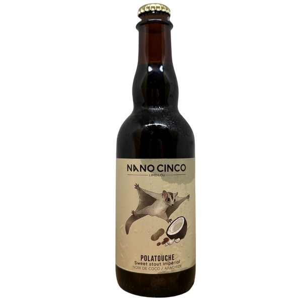 Nano Cinco - Polatouche – stout van Nano Cinco, fles 37,5 cl