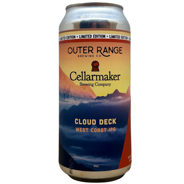 Outer Range x Cellarmaker - Cloud Deck – West Coast IPA van Outer Range, blik 44 cl