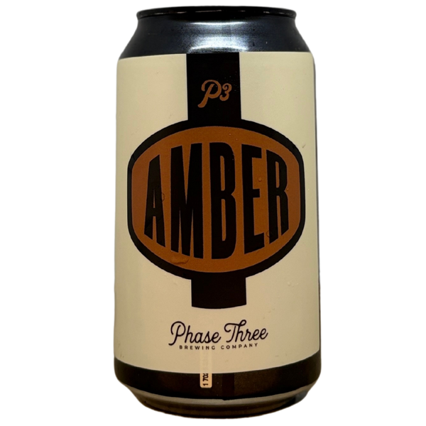 Phase Three - P3 Amber – red ale van Phase Three, blik 35,5 cl