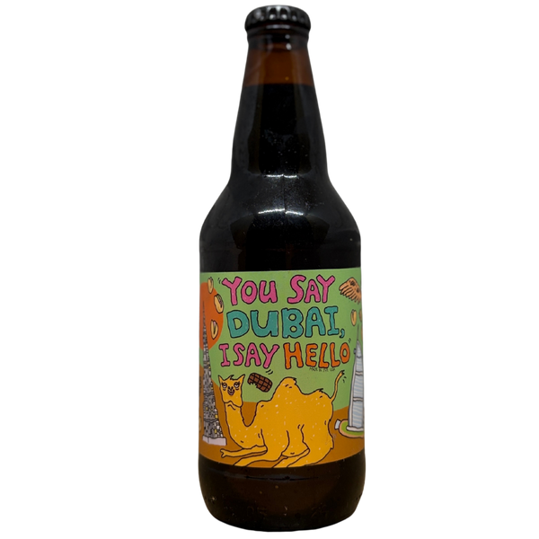 Prairie Artisan Ales - You Say Dubai, I Say Hello (2026) – barrel aged stout van Prairie Artisan Ales, blik 35,5 cl