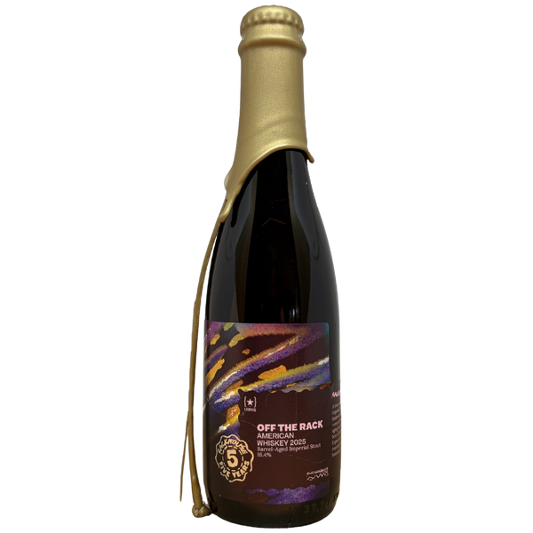 Lervig - Off The Rack American Whiskey 2025 by Rackhouse – barrel aged stout van Lervig, fles 37,5 cl