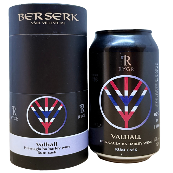Rygr - Valhall Hiernagla Rum Cask – barleywine van RYGR, 33 cl