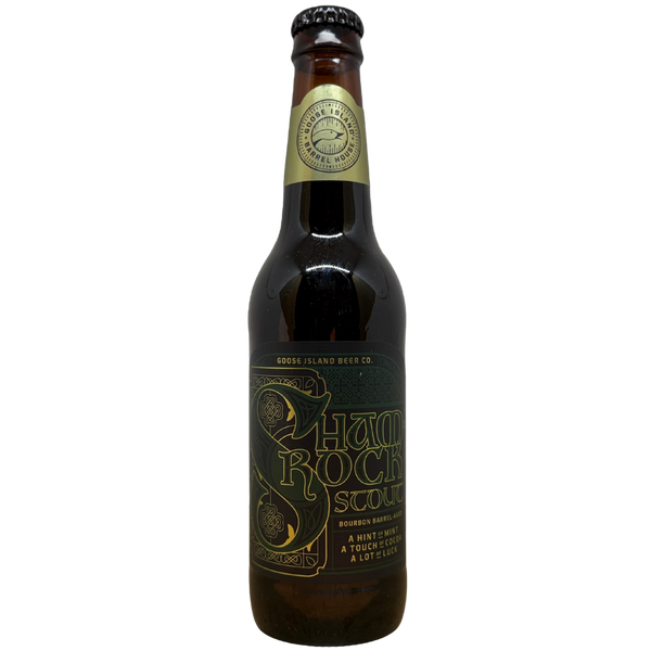 Goose Island - Shamrock Stout (2026) – barrel aged stout van Goose Island, blik 35,5 cl