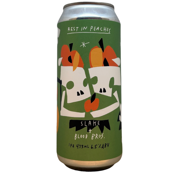Slake x Blood Brothers - Rest In Peaches – IPA van Slake, blik 47,3 cl