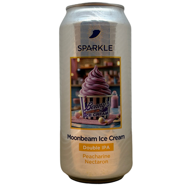 Sparkle - Moonbeam Ice Cream – Double IPA van Sparkle, blik 44 cl