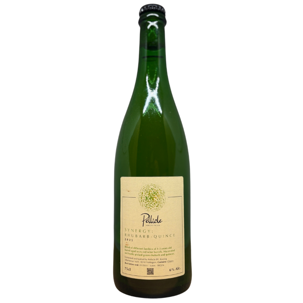 Pellicle - Synergy: Rhubarb - Quince (2025) – lambiek van Pellicle, fles 75 cl