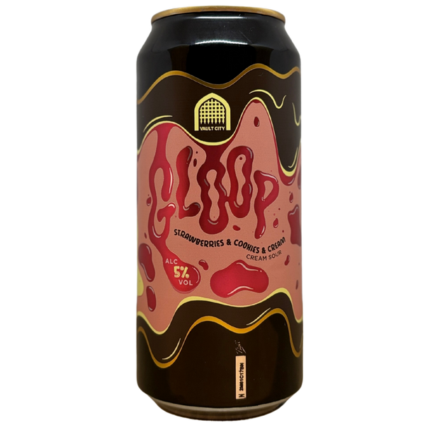 Vault City - Gloop - Strawberries & Cookies & Cream – smoothie sour van Vault City, blik 44 cl