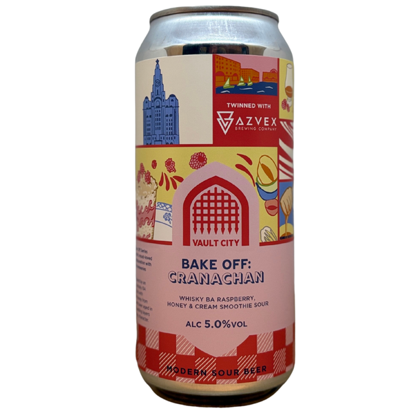 Vault City x Azvex - Bake-Off: Cranachan – smoothie sour van Vault City, blik 44 cl