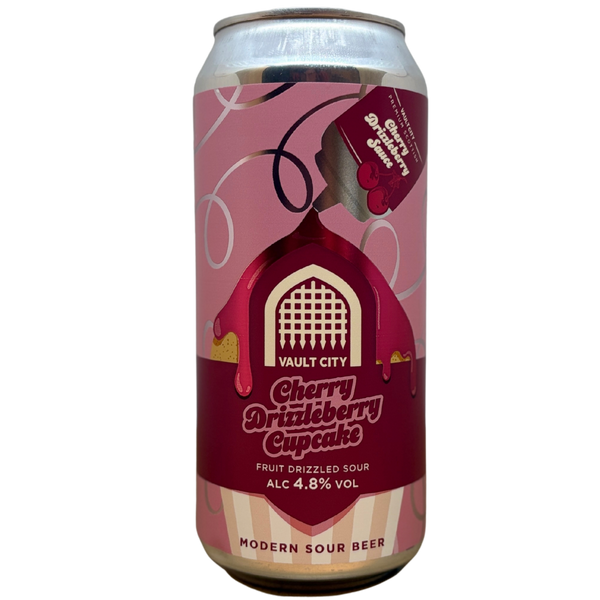 Vault City - Cherry Drizzleberry Cupcake – sour van Vault City, blik 44 cl