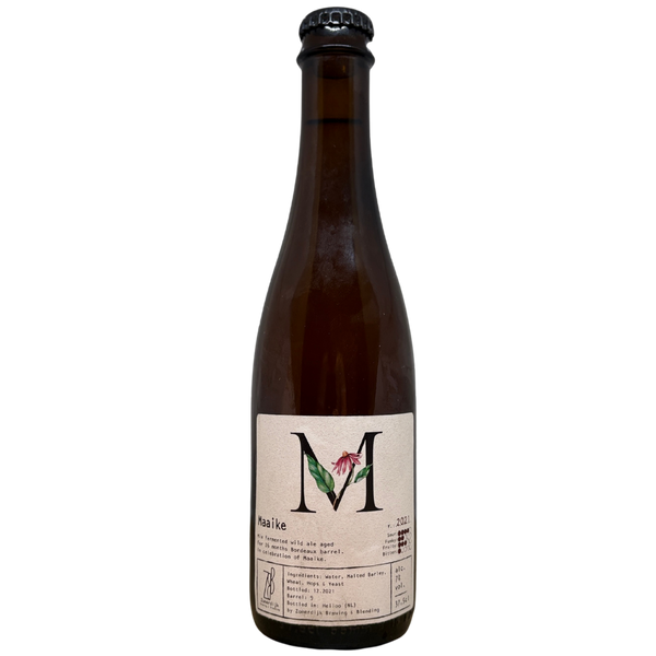 Zomerdijk Brewing & Blending - Maaike – barrel aged wild ale van Zomerdijk Brewing & Blending, fles 37,5 cl