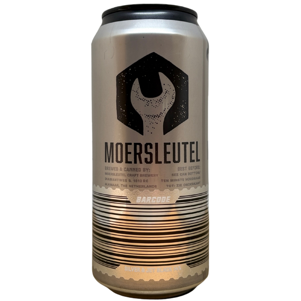 Moersleutel - Barcode: Silver & Jet Black