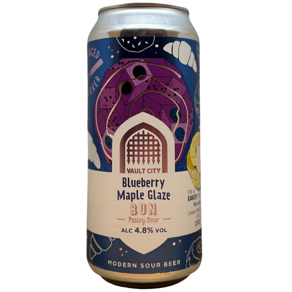 Vault City - Blueberry Maple Glazed Bun