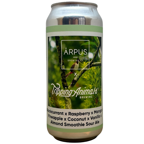Arpus x Tripping Animals - Blackcurrant x Raspberry x Mango x Pineapple x Coconut x Vanilla x Almond Smoothie Sour Ale