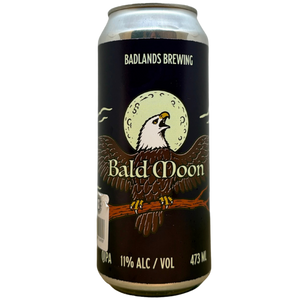 Badlands x Third Moon x Willibald - Bald Moon – Quadruple IPA van Badlands, blik 47,3 cl
