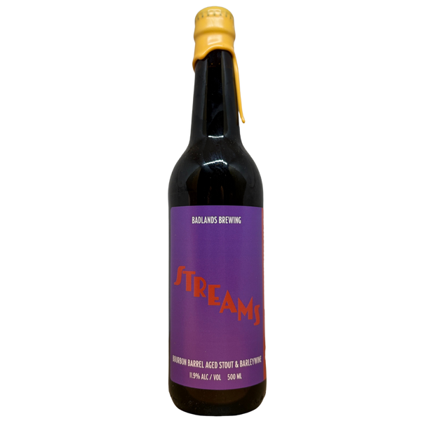 Badlands - Streams (2026) – barrel aged strong ale van Badlands, 50 cl